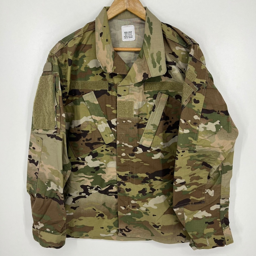 US Army OCP Multicam Combat Uniform Coat Jacket Medium Regular